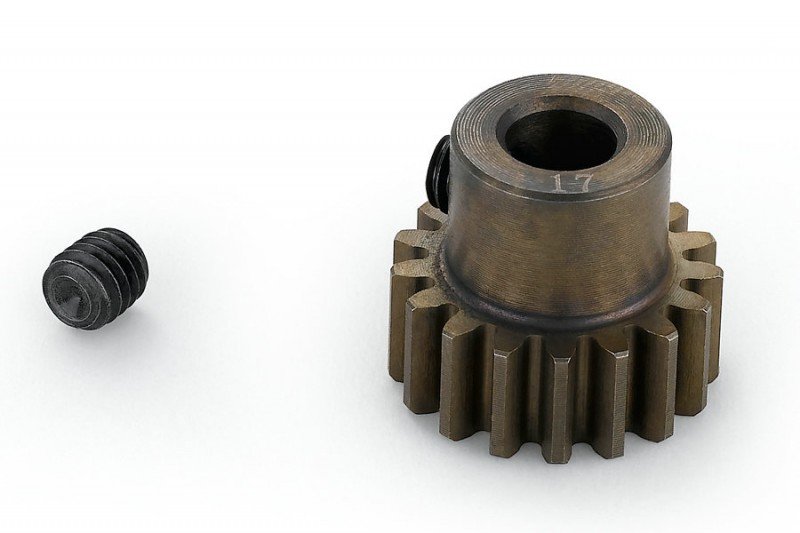 17t 5mm 32p steel pinion gear for 1:8 ep